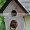 Hanging Wooden Bird House, Rustic Wood Birdhouse