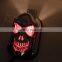 Universal Chrome Skull Head Light Rear Tail Light For Harley Cruiser Chopper