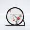 Chinese Round Screen Silk Embroidered Painting Gift Furnishing Ornaments Craft for Home decoration