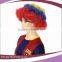 cheap short promotional world cup Colombia small afro wigs
