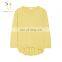 Round Neck Yellow Women Oversized jumper Sweaters