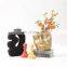 Nordic Modern Unique  Interior Accessories Bisque Portrait Handcraft Luxury Gold Face Vase Home Decoration