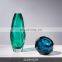 Brick And Stone Cut Surface Creative Art Blue Green Dry Vase Table Decoration Table Decoration