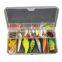 HOT SALE Fishing Lure Kit With Hard Lures Soft Bait Accessories Case Minnow Crank Pencil Complete Set