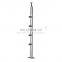 A027 Outdoor Balcony Stainless Steel Railing Design3 Inox Deck Tube Post Balustrade
