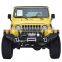 Auto Parts Front Bumper With D-rings For TJ Black Front Bumper Guard For Wrangler YJ 87-06