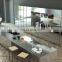 design your own steel cupboard custom made  l shaped stainless  aluminum profile  kitchen cabinets