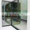 exterior grey aluminum frame extrusion tempered colored glass single sliding corner window design for home