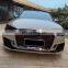 100% fit complete car bumper assembly grille tail lip tail exhaust for Audi A3 2017 2018 2019 upgrade to Rs3 style
