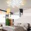 Simple Indoor Lighting White Color Flower Shape Living Room Bedroom Modern Acrylic Ceiling Lamp For Home