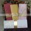 High End Various Color Gold Foil Stamp Blank Paper Wedding Invitation Cards