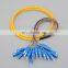 12 core 24 core G652D SC/LC/ST/FC fiber optic bunchy strand ribbon optical break out fiber pigtail