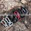 JRSGS Hot Sale Light Weight Aluminum Carabiner Multi Tool 4kN Swivel Carabiner hook for Dog Leash