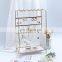 Best Price Necklace Retail Stone Jewelry Rack Metal Store Marble Tray Bracelet Display Stand