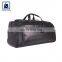 Black Soft Genuine Leather Duffel Travel Bag Extra Zippers and Compartment Inside