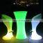 Led Furniture /Led PE Light Up Chair for Restaurant Discotheque Pub Used Glowing Bar Table