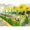 Guangdong Zhongshan Tai Le play children's indoor video game carnival shooting amusement equipment fruit big riot green theme shot ball shot watercolor TV display