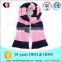 Wholesale fashion stripe knitting scarf custom winter scarf factory