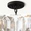 Modern Classic K9 Crystal Square Pendants Chandelier Lighting fixture For Living Room Dining Room Kitchen Island Foyer Lobby
