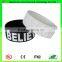 Custom Good Quality 25MM Width Embossed Logo Bracelet Silicone