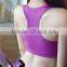 (OEM/ODM Factory)multicolor womens gym clothes quick-dry shakeproof ladies running fitness vest wireless running bra