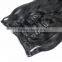 Natural black wavy Brazilian human hair extensions clip ins 7 pieces                        
                                                                                Supplier's Choice