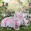 Skin feeling bedding tencel reative printing sateen bedding set