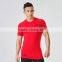 2016 hotsale custom jogging shirt gym wear exerciser fitness clothes with factory price