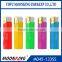 round design solid color windproof lighters