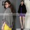 Factory direct wholesale price acrylic poncho with rabbit fur knit