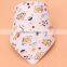 2016 hotsale nice design 100% cotton baby bibs with 37 cute patterns