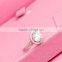 china factory replica jewelry rose gold snake ring with purple stone                        
                                                Quality Choice