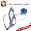 Pet supplies pet leashes pet harness with polyester reflective harness pet leashes wholesale