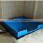 Feeding pan system for poultry farm equipment