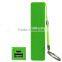 Perfume 2600mAh External Battery Pack single cell Power Bank Charger 5V 1A output for Apple