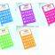 Calculator Gift Set / Silicone Solar Power Mini Calculator/ Logo Customized OEM Electronic Manufacturer
