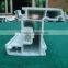 Algeria market pvc profile for window 80 two track sliding window with mosquito construction building