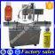 PLC controlled automatic bottle capping machine,caps sealing machine