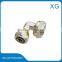 Brass male female forged fittings elbow/floor heating pipe connect fittings/PEX pipe fittings