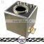 Polished Fuel Surge Tank,6AN Aluminum Black Fuel Surge Tank