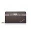 Credit card holder case money clip innovative wallet in brown