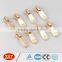 fancy custom logo pull rose gold metal zipper slider