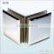 Brass Beveled Glass Clip
