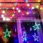 Stars LED Curtain Fairy String Lights Window Curtain Lamp Star Styled For Christmas, Parties, Wedding, Festival Decorations