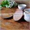 Coaster Set Holder Drink Wood Round Coasters Wooden Natural Color