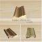 melamine wrapped wainscot chair rail moulding