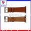 Luxury Genuine Leather Strap Bracelet Replacement Wrist Band With Adapter Clasp for Apple Watch