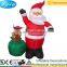 DJ-XT-26 christmas santa claus & moose wave hand jumping animal decoration for christmas