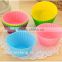 12pc/pack silicone muffin cups cake baking mold