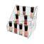 Import Acrylic 3 Tiers Clear Acrylic Nail Polish Display Stand